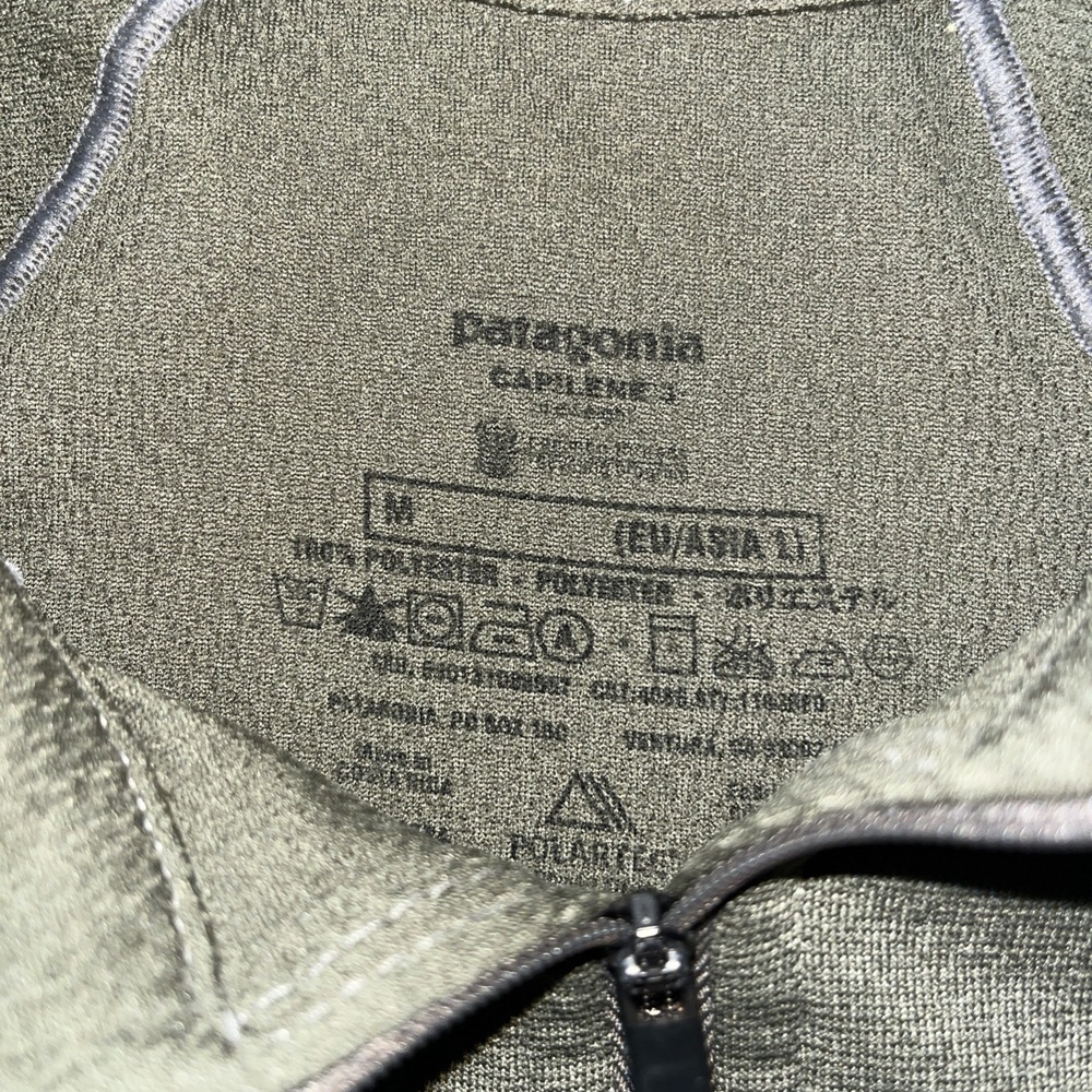 Vintage 2011 Patagonia universal SZ Medium 1/4 Zip Lightweight Runners Very Rare - Picture 4 of 16
